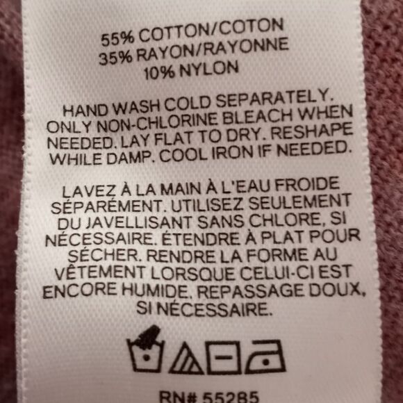 EXPRESS MAUVE SWEATEE SZ.S EUC - Picture 5 of 5